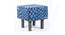 Verona Ottoman (Indigo Patchwork Kantha) by Urban Ladder - Front View Design 1 - 400997