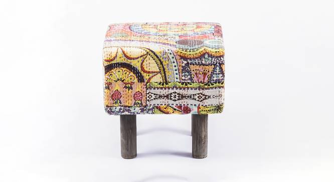 Verona Ottoman (Multicolour Patch Kantha) by Urban Ladder - Cross View Design 1 - 401007
