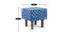 Verona Ottoman (Indigo Patchwork Kantha) by Urban Ladder - Design 1 Dimension - 401041