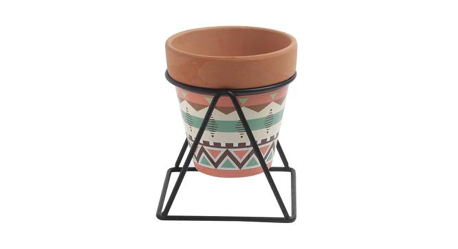 Celeste Planter (Brown) by Urban Ladder - Front View Design 1 - 401151