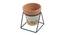 Dahlia Planter (Brown) by Urban Ladder - Cross View Design 1 - 401174