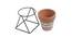 Celeste Planter (Brown) by Urban Ladder - Design 1 Side View - 401192
