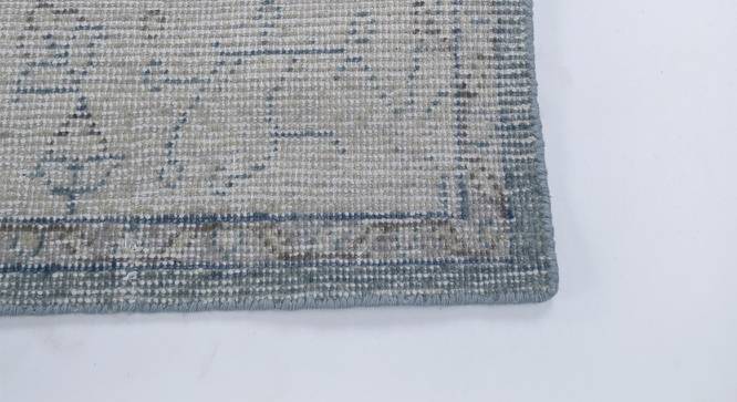 Barmina Carpet (Rectangle Carpet Shape, Sky Blue, 155 x 122 cm  (61" x 48") Carpet Size) by Urban Ladder - Cross View Design 1 - 401434
