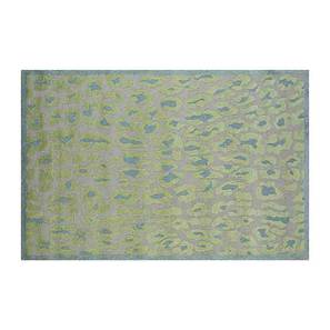 Carpet Design Damon Carpet (Rectangle Carpet Shape, Cloud White - Cool Aqua, 247 x 125 cm (97" x 49") Carpet Size)