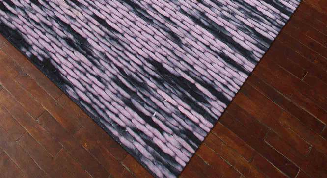 Damino Carpet (Rectangle Carpet Shape, Amethyst - Ebony, 253 x 152 cm  (100" x 60") Carpet Size) by Urban Ladder - Cross View Design 1 - 401554