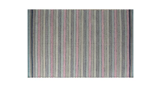 Firawa Carpet (Rectangle Carpet Shape, 244 x 152 cm  (96" x 60") Carpet Size, White - Deep Blue) by Urban Ladder - Front View Design 1 - 401754