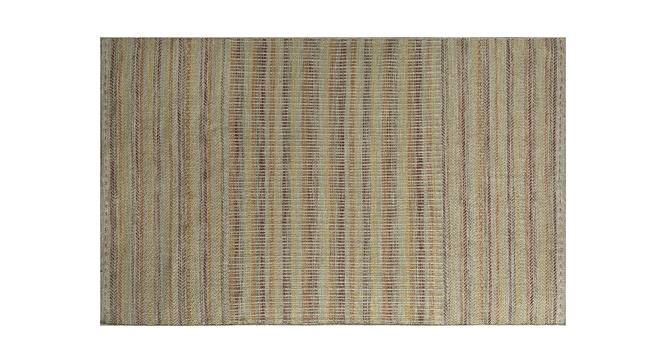 Giran Carpet (Rectangle Carpet Shape, 244 x 152 cm  (96" x 60") Carpet Size, Soft Ivory - Snow White) by Urban Ladder - Front View Design 1 - 401860