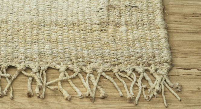 Gaillard Carpet (Rectangle Carpet Shape, Eucalyptus - White, 216 x 158 cm  (85" x 62") Carpet Size) by Urban Ladder - Cross View Design 1 - 401895