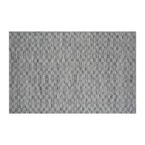 Kaafri dark brown silver gray 5x8 carpet lp