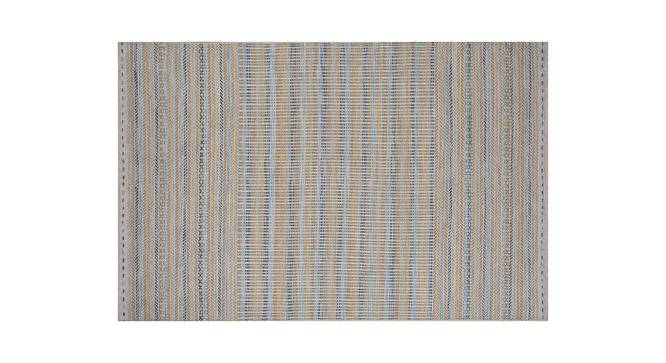Kaafri Carpet (Rectangle Carpet Shape, 244 x 152 cm  (96" x 60") Carpet Size, Antique White - Copper) by Urban Ladder - Front View Design 1 - 402001
