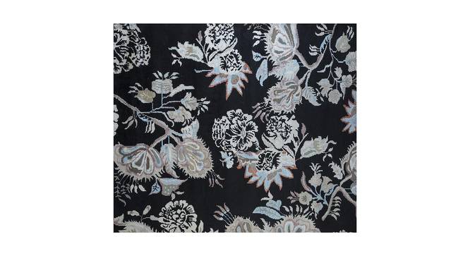 Kasi Carpet (Rectangle Carpet Shape, Ebony - White, 247 x 155 cm  (97" x 61") Carpet Size) by Urban Ladder - Front View Design 1 - 402128