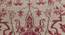 Kourtney Carpet (Rectangle Carpet Shape, Vintage Claret - Silver, 247 x 171 cm (97" x 67") Carpet Size) by Urban Ladder - Rear View Design 1 - 402201