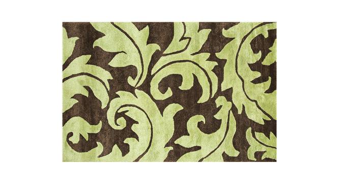 Rokolo Carpet (Rectangle Carpet Shape, Java - Oasis Green, 247 x 155 cm  (97" x 61") Carpet Size) by Urban Ladder - Front View Design 1 - 402395