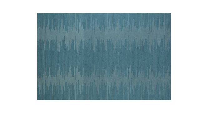 Siman Carpet (Rectangle Carpet Shape, Jade - Deep Teal, 216 x 152 cm  (85" x 60") Carpet Size) by Urban Ladder - Front View Design 1 - 402410