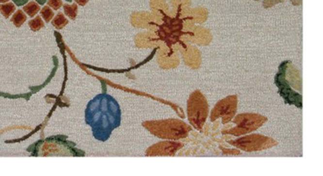 Rokolo Carpet (Rectangle Carpet Shape, 244 x 305 cm  (96" x 120") Carpet Size, Antique White) by Urban Ladder - Cross View Design 1 - 402418