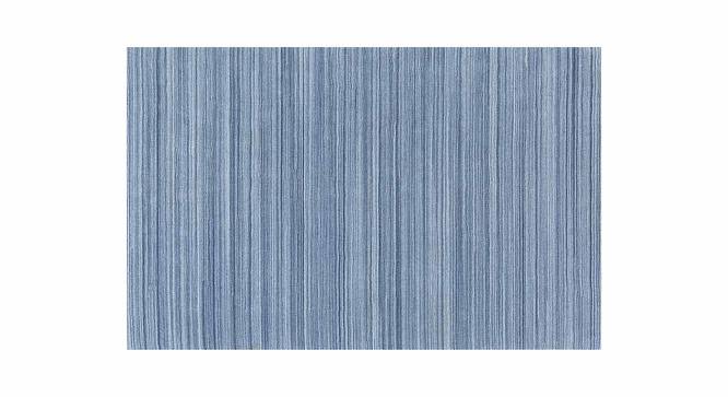 Tesero Carpet (Rectangle Carpet Shape, Byzantine Blue, 244 x 155 cm  (96" x 61") Carpet Size) by Urban Ladder - Front View Design 1 - 402510