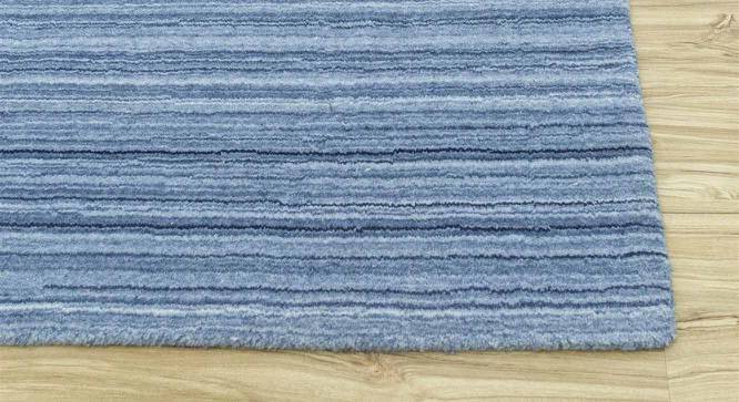 Tesero Carpet (Rectangle Carpet Shape, Byzantine Blue, 244 x 155 cm  (96" x 61") Carpet Size) by Urban Ladder - Cross View Design 1 - 402532