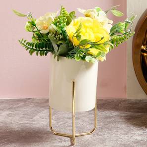 Artificial Plants Design White Ceramic Artificial Plant