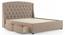 Aspen Upholstered Storage Bed (Queen Bed Size, Beige) by Urban Ladder - Cross View Design 1 - 402962