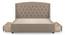 Aspen Upholstered Storage Bed (Queen Bed Size, Beige) by Urban Ladder - Front View Design 1 - 402966
