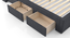 Aspen Upholstered Storage Bed (Grey, King Bed Size) by Urban Ladder - Image 1 Design 1 - 402975