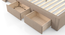Aspen Upholstered Storage Bed (King Bed Size, Beige) by Urban Ladder - Image 1 Design 1 - 402976