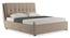 Bornholm Upholstered Storage Bed (King Bed Size, Beige) by Urban Ladder - Cross View Design 1 - 402987