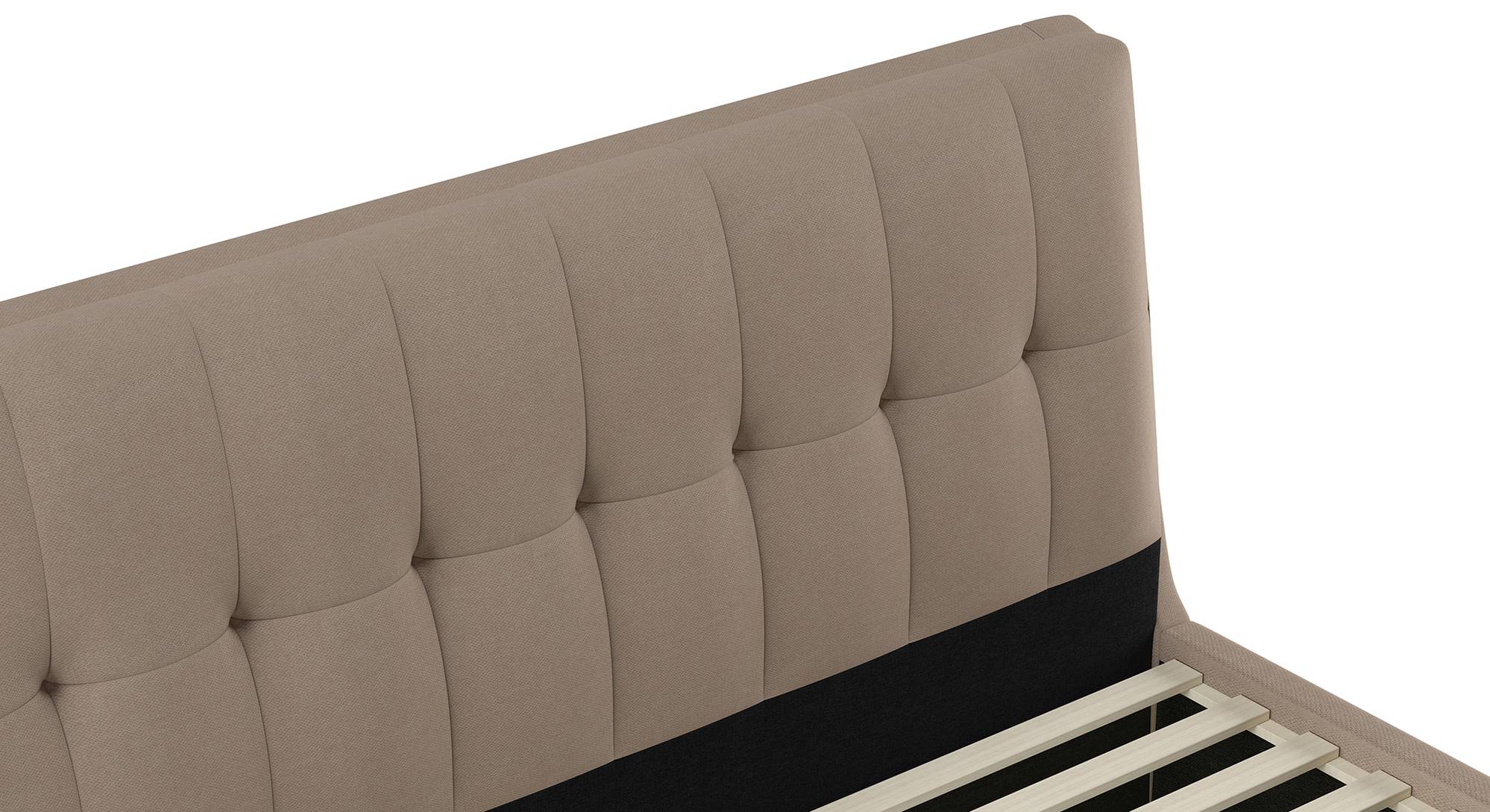 Bornholm Engineered Wood Queen Size Box Storage Upholstered Bed in