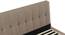 Bornholm Upholstered Storage Bed (King Bed Size, Beige) by Urban Ladder - Design 1 Close View - 403002
