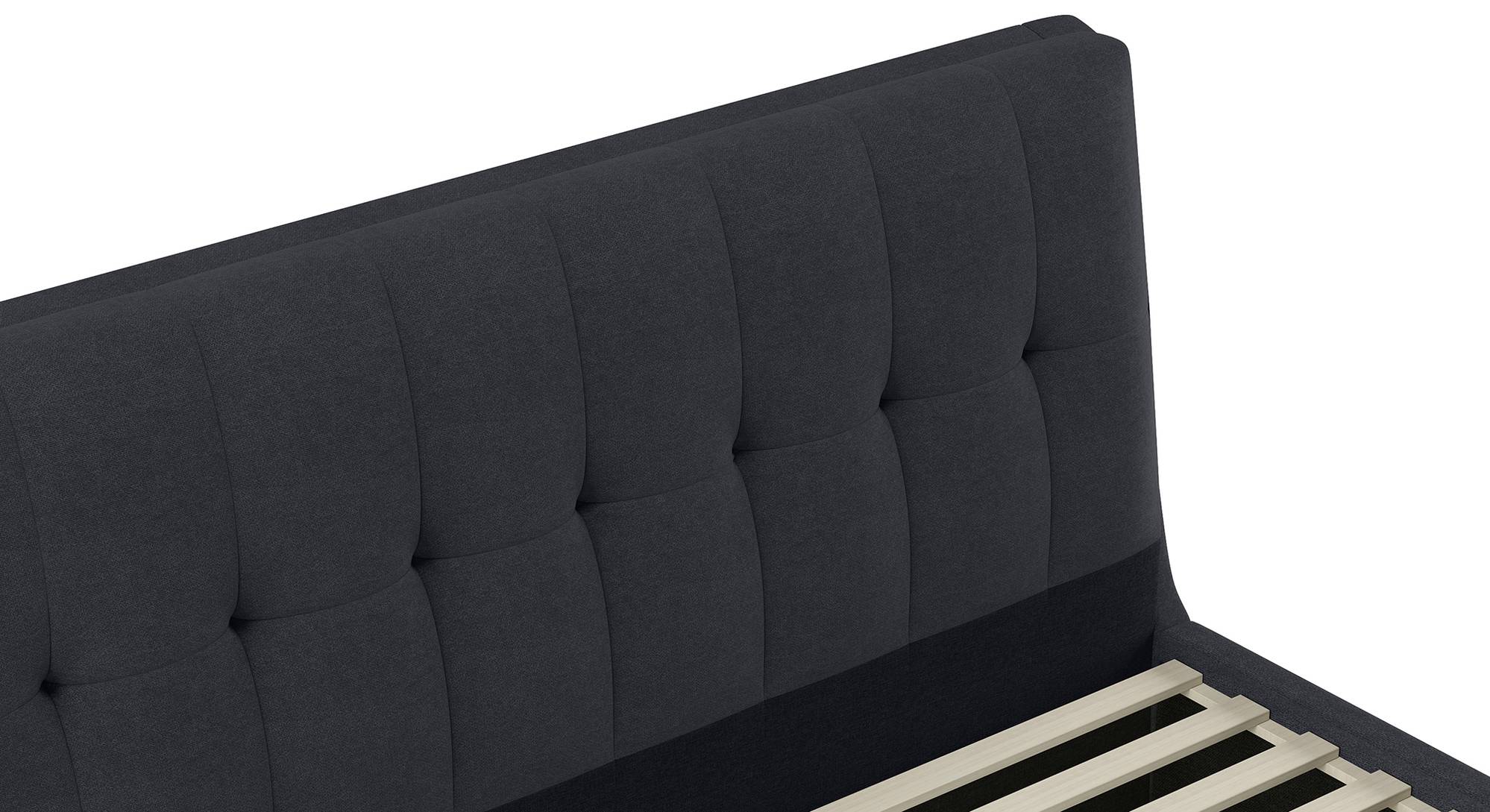 Bornholm Engineered Wood Queen Size Box Storage Upholstered Bed in