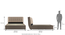 Bornholm Upholstered Storage Bed (King Bed Size, Beige) by Urban Ladder - Design 1 Dimension - 403011