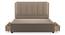 Faroe Upholstered Storage Bed (Queen Bed Size, Beige) by Urban Ladder - Design 1 Side View - 403033