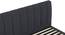 Faroe Upholstered Storage Bed (Grey, King Bed Size) by Urban Ladder - Design 1 Close View - 403036