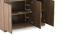 Hubert 6 Door Tall Display Cabinet (Warm Walnut Finish) by Urban Ladder - Design 1 Dimension - 403063