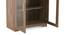 Hubert Low Kitchen Display Cabinet (Warm Walnut Finish) by Urban Ladder - Front View Design 1 - 403068