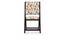 Bellucci Folding Chair (Mahogany Finish, Beige Floral) by Urban Ladder - Design 1 Side View - 403090