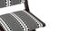Bellucci Folding Chair (Mahogany Finish, Black & White) by Urban Ladder - Rear View Design 1 - 403100