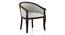 Florence Armchair (Mahogany Finish, Monochrome Paisley) by Urban Ladder - Cross View Design 1 - 403116