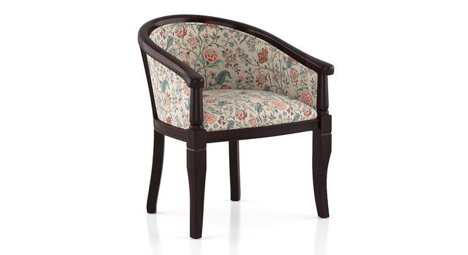 Florence Armchair (Mahogany Finish, Calico Floral) by Urban Ladder - Cross View Design 1 - 403118