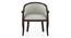 Florence Armchair (Mahogany Finish, Monochrome Paisley) by Urban Ladder - Design 1 Side View - 403122
