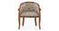 Florence Armchair (Teak Finish, Calico Floral) by Urban Ladder - Design 1 Side View - 403123