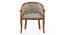 Florence Armchair (Teak Finish, Calico Floral) by Urban Ladder - Design 1 Side View - 403123