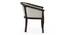 Florence Armchair (Mahogany Finish, Monochrome Paisley) by Urban Ladder - Front View Design 1 - 403128