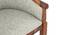 Florence Armchair (Teak Finish, Monochrome Paisley) by Urban Ladder - Rear View Design 1 - 403133