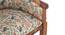 Florence Armchair (Teak Finish, Calico Floral) by Urban Ladder - Rear View Design 1 - 403135