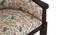 Florence Armchair (Mahogany Finish, Calico Floral) by Urban Ladder - Rear View Design 1 - 403136