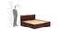 Diamond Bed With Storage (Walnut Finish, King Bed Size) by Urban Ladder - Image 1 Design 1 - 403227