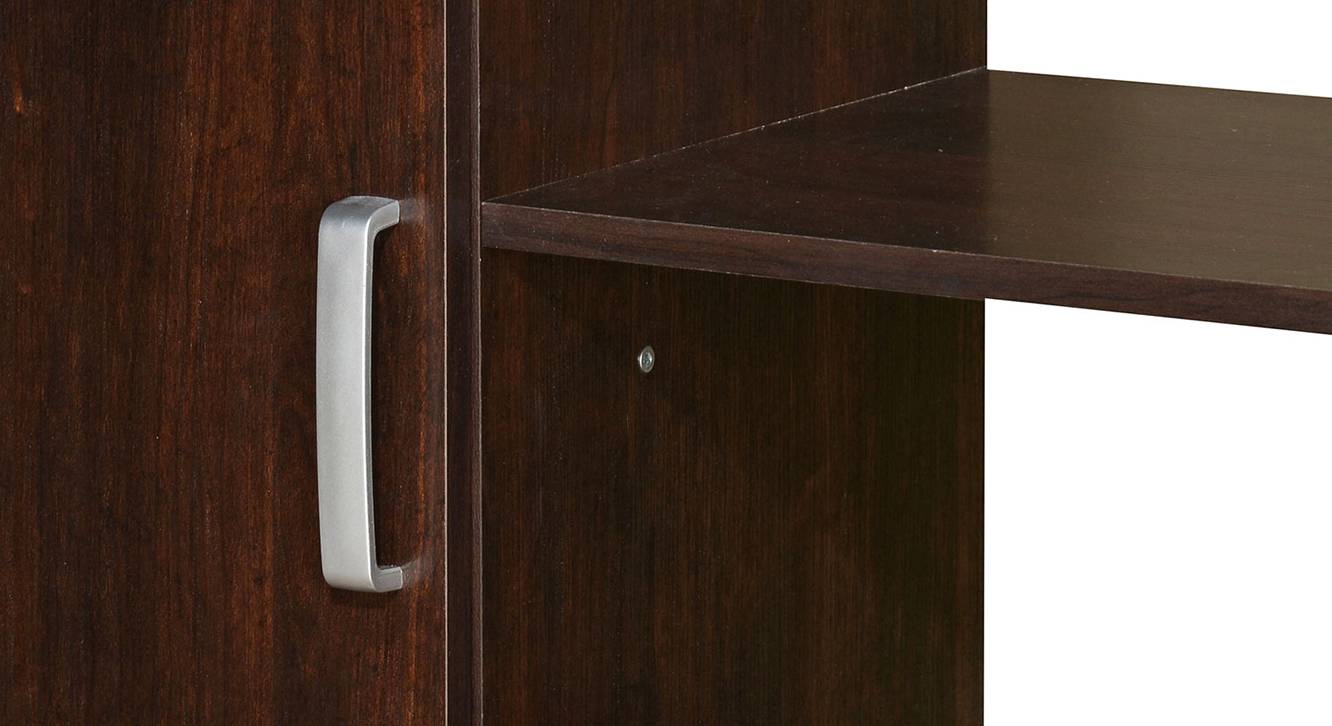 Bradford Engineered Wood Bookshelf in Walnut Finish Urban Ladder