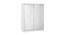 Amria Sliding Wardrobe (White) by Urban Ladder - Front View Design 1 - 403483