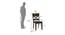 Adrian 4 Seater Dining Set (Dark Walnut, Matte Finish) by Urban Ladder - Image 1 Design 1 - 403555